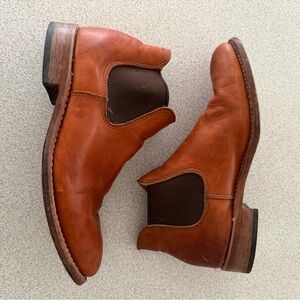 Red Wing Shoes Women's Tan Leather Ankle Boots